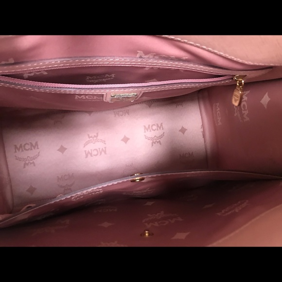 MCM Nuovo pink leather handbag - Picture 6 of 8